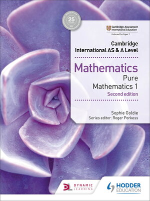 cover image of Cambridge International AS & a Level Mathematics Pure Mathematics 1